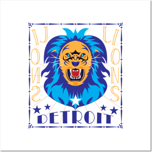 Detroit Lions Posters and Art